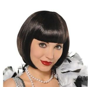 New Black Bob wig